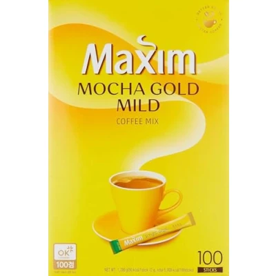 Imagen de Maxim marrón oro coreano Café instantáneo Librillos