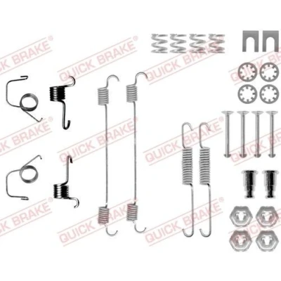 Imagen de QUICK BRAKE 105 0617 Juego de accesorios, zapatas freno CITROËN: Visa Hatchback, Saxo AX, PEUGEOT: 205 II 106 Hatchback