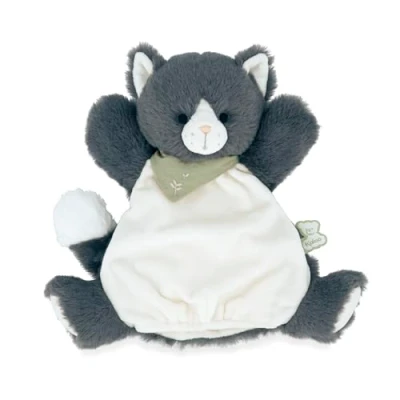 Imagen de KALOO Les Amis Doudou Marioneta Bebé Chamallow el Gato 25 cm Material Muy Suave Desde Nacimiento, K970005