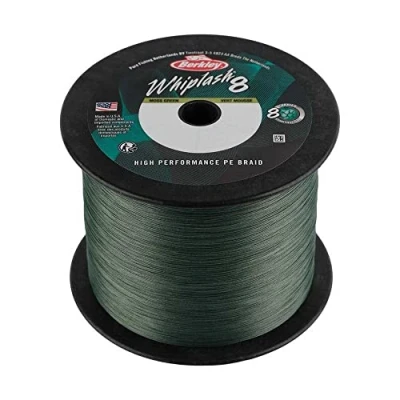 Imagen de Berkley Whiplash 8 Línea Trenzada Green 2000m 0.12mm (17.5kg) Hilo trenzado
