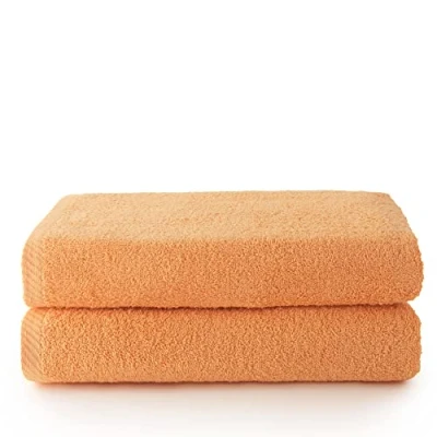 Imagen de Top Towel Plus Toallas de baño Grandes 2 Ducha 100x150 cms Algodon 100% Papaya