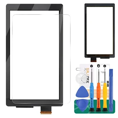 Imagen de Kit de piezas reparación vidrio para Nintendo Switch HAC 001 con sensor Digitalizador V1 Touch Panel (HAC pantalla táctil)