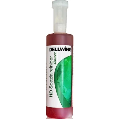 Imagen de DELLWING HD Limpiador especial alcalino 1L ultrasónico concentrado premium para limpiar piezas de automóviles como carburadores, culatas cilindros, inyectores, boquillas inyección
