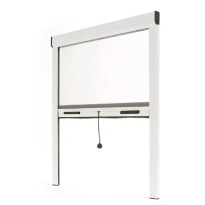 Imagen de Mosquitera Enrollable cortable para Ventanas Ajustable en Altura y Anchura Protección contra Insectos