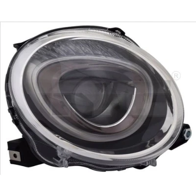 Imagen de TYC 20 15506 05 2 Faros izquierda H7 para circulación por la derecha con electromotor FIAT: 500 Hatchback, C Cabrio