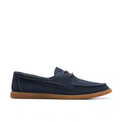 Imagen de Clarks Clarkbay Go, Hombre, Azul Marino (Navy Suede), 42.5 EU