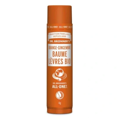 Imagen de DR BRONNERS Palo de labios orgánico color naranja y jengibre 4G