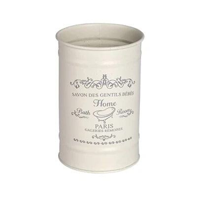 Imagen de Wenko Taza Cepillo de Dientes Inicio Soporte para y Pasta dentífrica Beige Crema