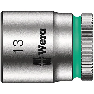 Imagen de WERA 05003512001 8790 HMA Zyklop Nuss 13,0 Llave de vaso con arrastre 1/4&quot;