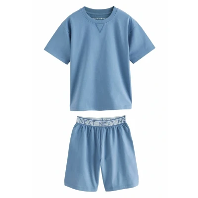 Imagen de Next SET Conjunto de pijama para niños, Talla: 11a, Navy grey plain