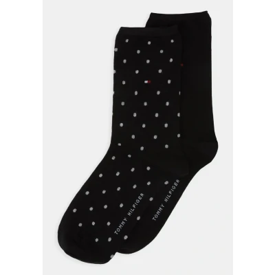 Imagen de Tommy Hilfiger Women SOCK 2PACK Calcetines, Mujer, Talla: 35 38, Black