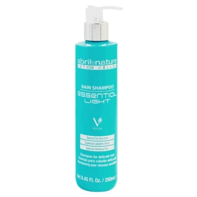 Imagen de abril et nature Champú ideal para Cabellos Finos, Delicados y/o Cubiertos Essential Light Oxigena y Rejuvenece No Apelmaza Aporta Volumen Tratamiento con Células Madre 250 ml