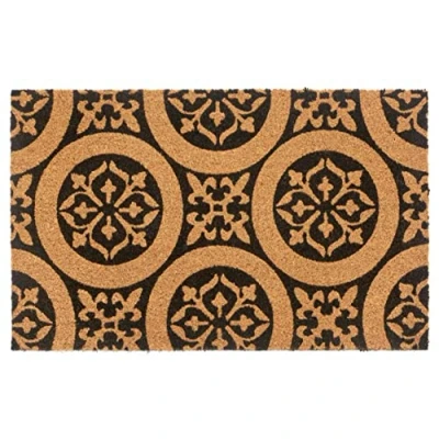Imagen de HANSE Home Mix Mats Felpudo de Coco para Interior y Exterior, 45 x 75 cm, diseño Coco, Resistente a la Intemperie, Antideslizante, Entrada Color Natural