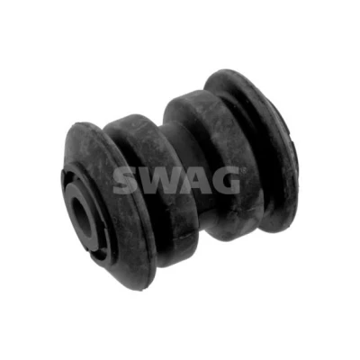 Imagen de SWAG 10 93 1479 Silentblock Brazo de Suspension posterior, Eje delantero, izquierda, derecha caucho Rodamiento metal
