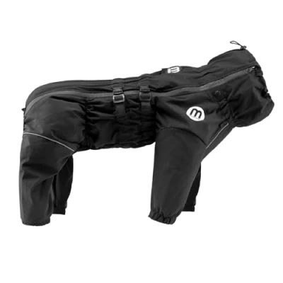 Imagen de Mikki Doodles Impermeable para Perro, Impermeable, Resistente al Viento, Forro Sedoso, Menos fricción Significa Nudos y enredos, tamaño Extra Grande