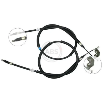 Imagen de A.B.S. K12795 Cable de Freno Mano 1328, 1295 Tambor para dirección izquierda/derecha OPEL: Astra H Hatchback, GTC