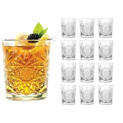 Imagen de 12 x Vasos de Whisky, Tumbler, Vidrio, 35 cl, 9 cm diámetro, Altura: 120 mm