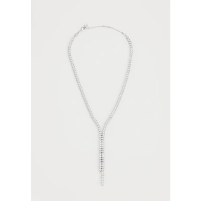 Imagen de Swarovski Collar en Y Matrix, Talla redonda, Blanco, Baño de rodio, One Size, Cristal, Cristal