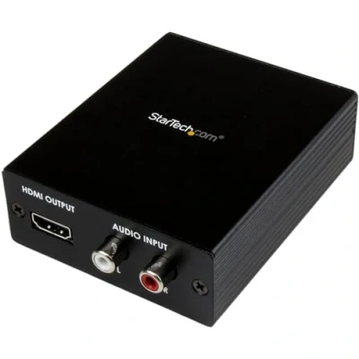 Imagen de StarTech.com VGA2HD2 Conversor de vídeo, negro