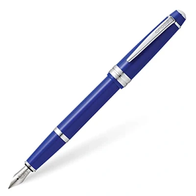 Imagen de Cross Bailey Light Pluma Estilográfica, Azul (Glossy Blue)