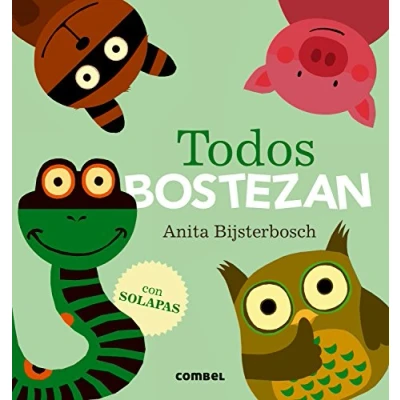 Imagen de Todos bostezan. Un libro Para ir a dormir interactivo y con solapas. niños partir de 3 años (Libro solapas)