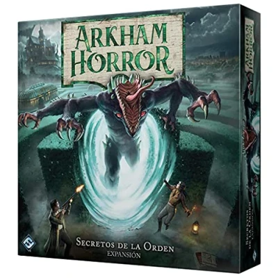 Imagen de Fantasy Flight Games Arkham Horror: Secretos De la Orden Expansión Juego Cooperativo Investigación y Terror a Partir 14 Años 1 6 Jugadores 2 3 Horas por Partida Español