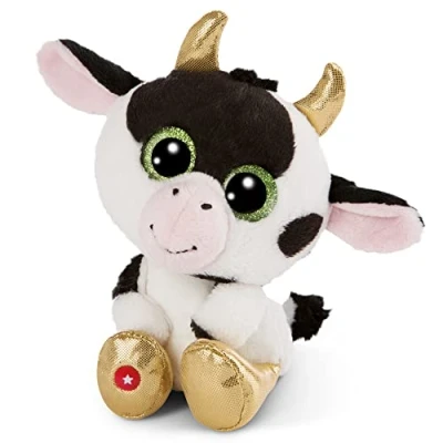 Imagen de NICI Original La Vaca Moolon de Glubschis 15 cm Animal Relleno con Grandes Ojos Brillantes Suave Esponjoso para los Amantes Juguetes tiernos, Color Blanco, (47664)
