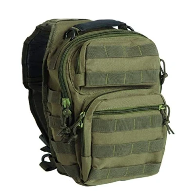 Imagen de Mil Tec Mochila One Strap Assault Pack SM, Color Verde, 30 x 22 13 cm