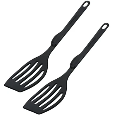 Imagen de Westmark 2 espátulas, de plástico, resistentes al calor hasta 270 C, longitud: 28,3 cm, color negro, 203522E5