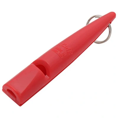 Imagen de ACME Silbato para perros nº 211,5 con instrucciones (idioma español no garantizado). Original de Inglaterra: alto y gran alcance (Carmin rojo)