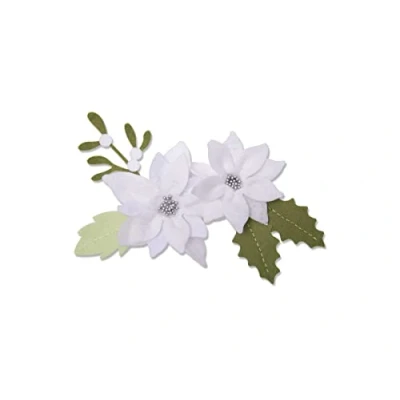 Imagen de Sizzix Juego de Troqueles Framelits, Paquete 10 con 8 Sellos Floral Safari por Olivia Rose 666011 Capítulo 4 2022 Wafer, Clear, One Size