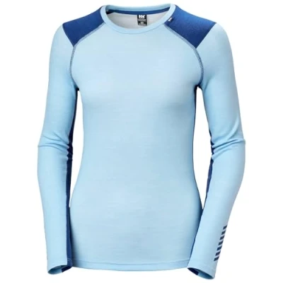Imagen de Helly Hansen Lifa Merino Midweight Crew, Ropa Interior Mujer, Blue Fog, XL