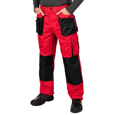 Imagen de MAZALAT work wear Pantalones de Trabajo para Hombre, Pantalon Seguridad, Proteccion, Ropa Bolsillos Multiusos, S 3XL, con Rodilleras Trabajo. Resistente 48