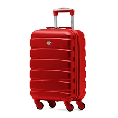 Imagen de Flight Knight Maleta De Mano 55x35x20 cm Compatible con Vueiling, Iberia, RyanAir, Easyjet, Air Nostrum, Europa Entre Muchas Otras! Cabina 4 Ruedas ABS Trolley Ligera