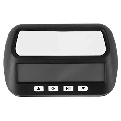 Imagen de Iegefirm Reloj de Ajedrez, Temporizador Ajedrez Digital y de, Profesional PortáTil Multiusos 3 en 1 Negro