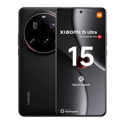 Imagen de Xiaomi 15 Ultra Smartphone de 16+512GB, Lente óptica Leica Summilux, Snapdragon 8 Elite, Pantalla AMOLED WQHD+ 6,73&quot; 120 Hz, HyperCharge 90W, Cargador no Incluido, Negro (Versión ES)