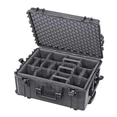 Imagen de MAX Cases MAX540H245CAMTR.079 Negro Maleta hermética para fotografía con divisiones Acolchadas y Trolley Dimensiones internas