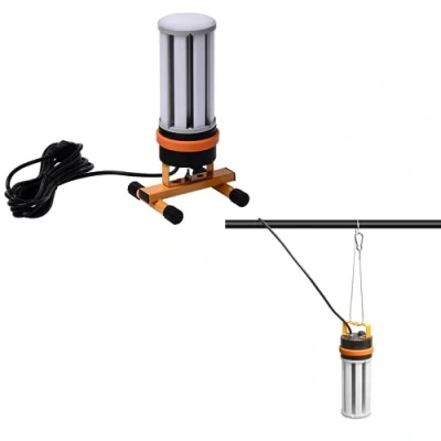 Imagen de MeFard Foco de trabajo led 45W,luz portátil,ángulo iluminación 360,5400lm (Cubierta blanca 5400lm)