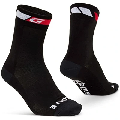 Imagen de Gripgrab Classic High Cut Long Breathable Summer Cycling Socks Tall Pro Racing Style Road Mountain Bike Cross Gravel Calcetines Ciclismo, Unisex Adult, Negro, EU 38 41