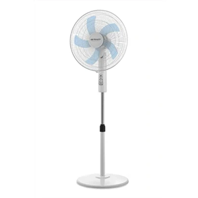 Imagen de Ventilador de pie Orbegozo 45 W, 3 velocidades, Muy silencioso, Inclinación y altura regulable, Blanco