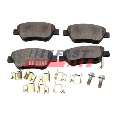 Imagen de FAST FT29565 Juego de pastillas freno Eje delantero con tornillos pinza OPEL: Corsa D Hatchback, Adam, FIAT: Doblo I Cargo, Familiar