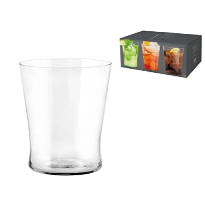 Imagen de H&amp;h set 6 bicchieri conic in vetro cc 370