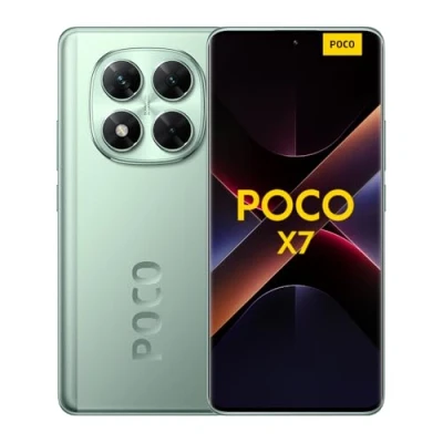 Imagen de Xiaomi POCO X7 Smartphone de 12+512GB, Pantalla CrystalRes 1.5K AMOLED Curva, MediaTek Dimensity 7300 Ultra, Cámara Principal 50 MP con OIS, Carga Turbo 45W, Verde (Versión ES)