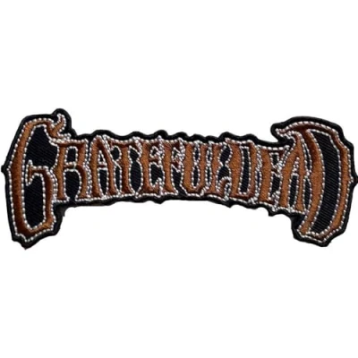 Imagen de Parche tejido con logotipo de Grateful Dead Gold para hombre
