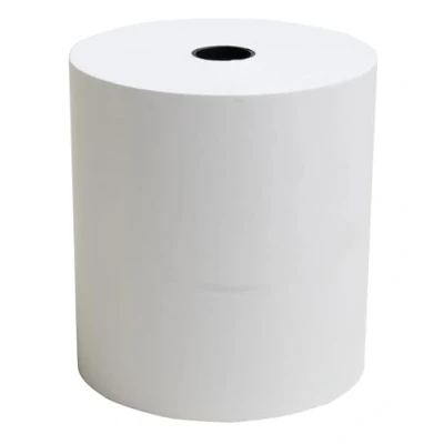 Imagen de Exacompta Ref. 40867E Paquete de 5 bobinas para billetes caja, 80 x 73 mm, 70 m, 1 pliegue térmico 55 g/m2 sin fenol, color blanco