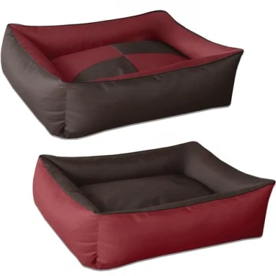 Imagen de BedDog 2en1 colchón para Perro MAX Quattro XXL Aprox. 120x85 cm, 8 Colores, Cama, sofá,Cesta Perro, Verde/Marron