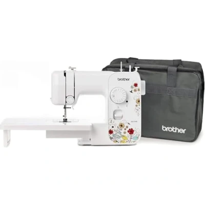 Imagen de Brother JX17FE (Fantasy Edition) con Mesa Extensible y Bolsa Incluido, Máquina de Coser, 17 Puntadas Costura, Eléctrica, Portátil, Fácil Usar Práctica