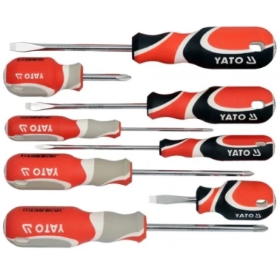 Imagen de YATO YT 2670 Kit de atornilladores 8 Visor (cartón)