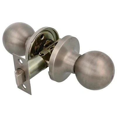 Imagen de Amig Pomo Puerta Interior Con Picaporte de Entrada 60/70 mm Bola en Ambos Lados Para Puertas Paso Madera 35 a 45 Acero Inoxidable Mate