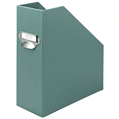 Imagen de Rössler Papier 1318452381 S.O.H.O. Organizador de pie para DIN A4, con asa y etiqueta inscribible, 11,5 x 26 31,5 cm, Opal, 1 unidad